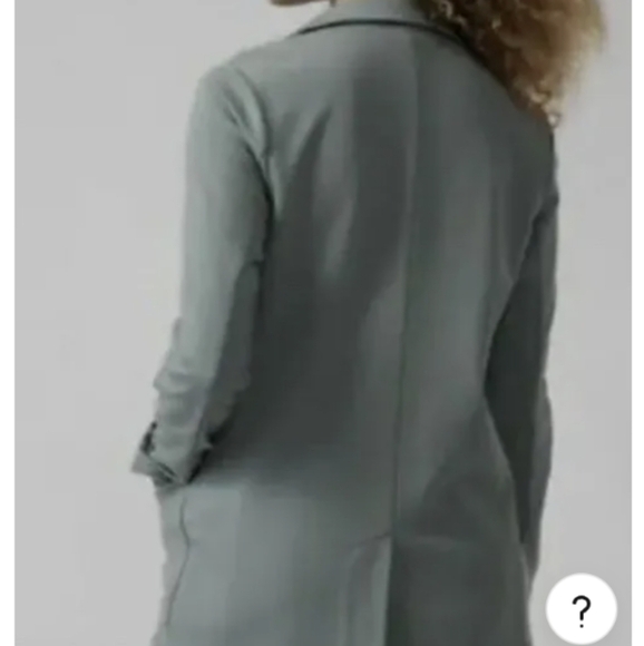 Athleta Eastbound Sage Green Open Front Blazer 10 - Picture 2 of 12